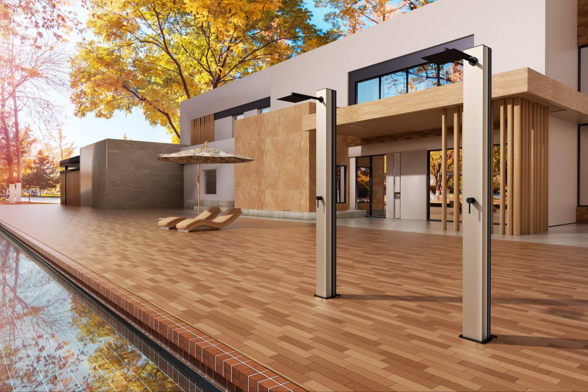 Diseño, funcionalidad y resistencia, así es PHOENIX, la nueva ducha exterior con depósito de IMEX Products