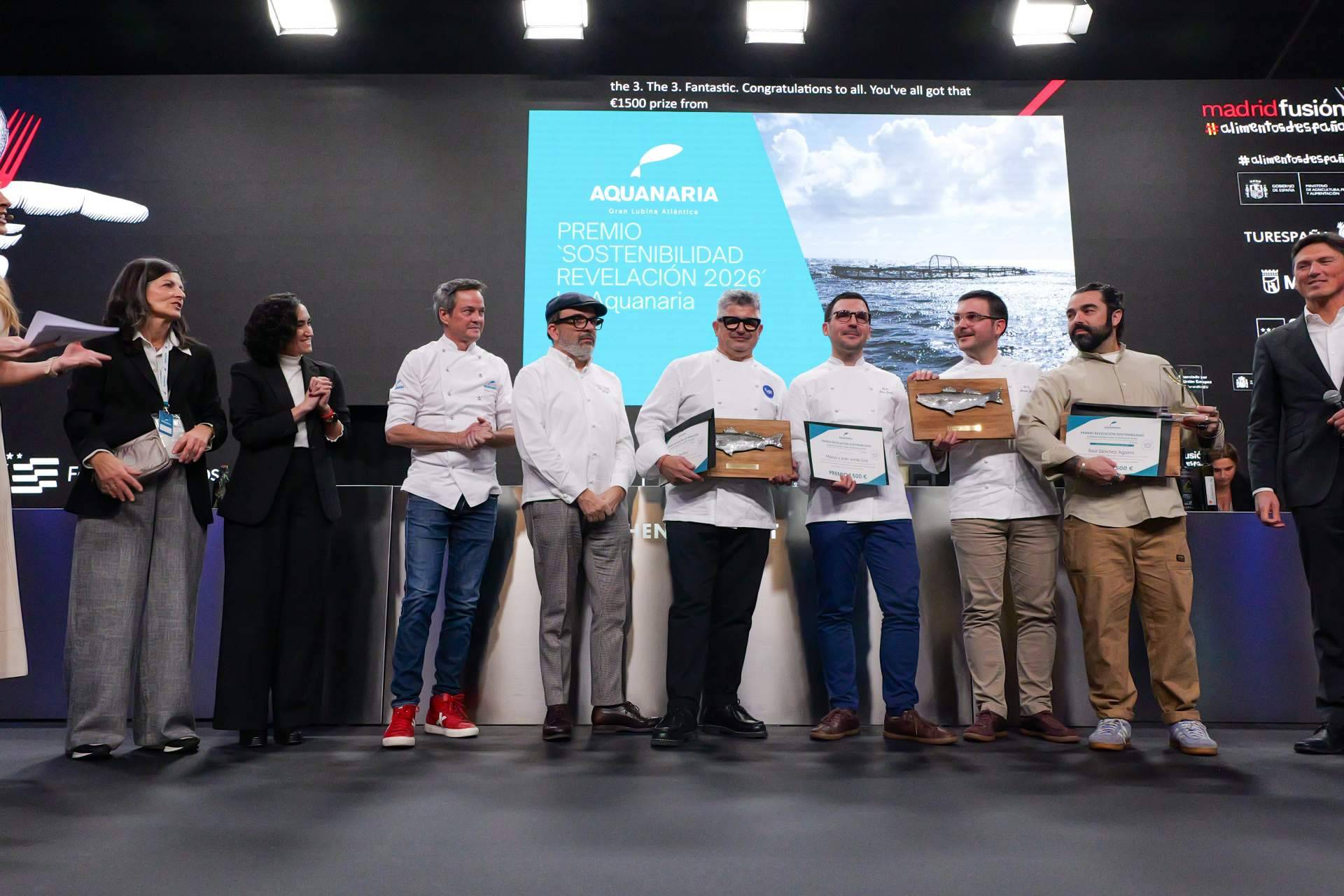 Raúl Sánchez Aguirre, ganador del Premio Sostenibilidad Revelación 2026 by Aquanaria