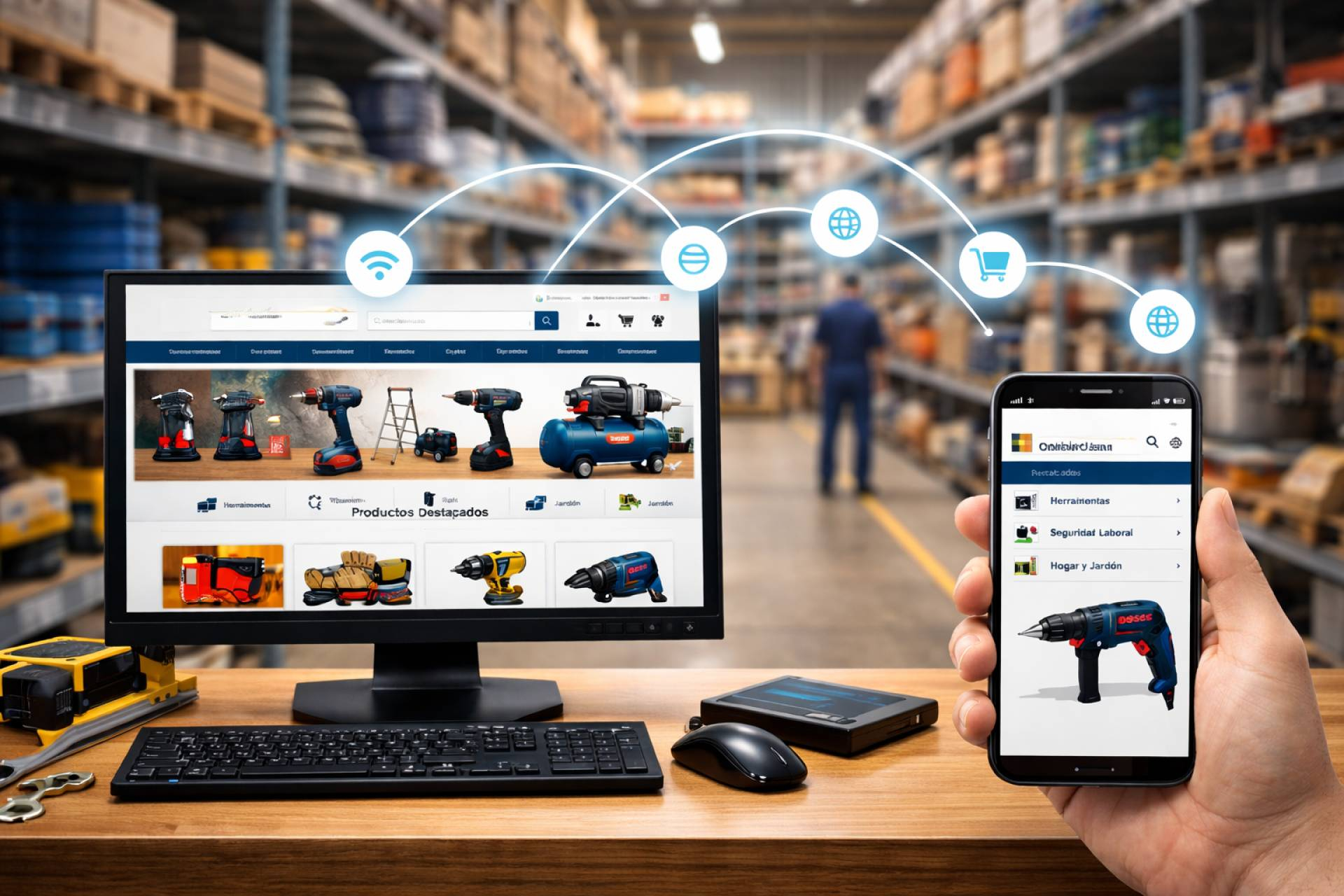 La digitalización impulsa el sector ferretero; el auge de la ferretería online en España