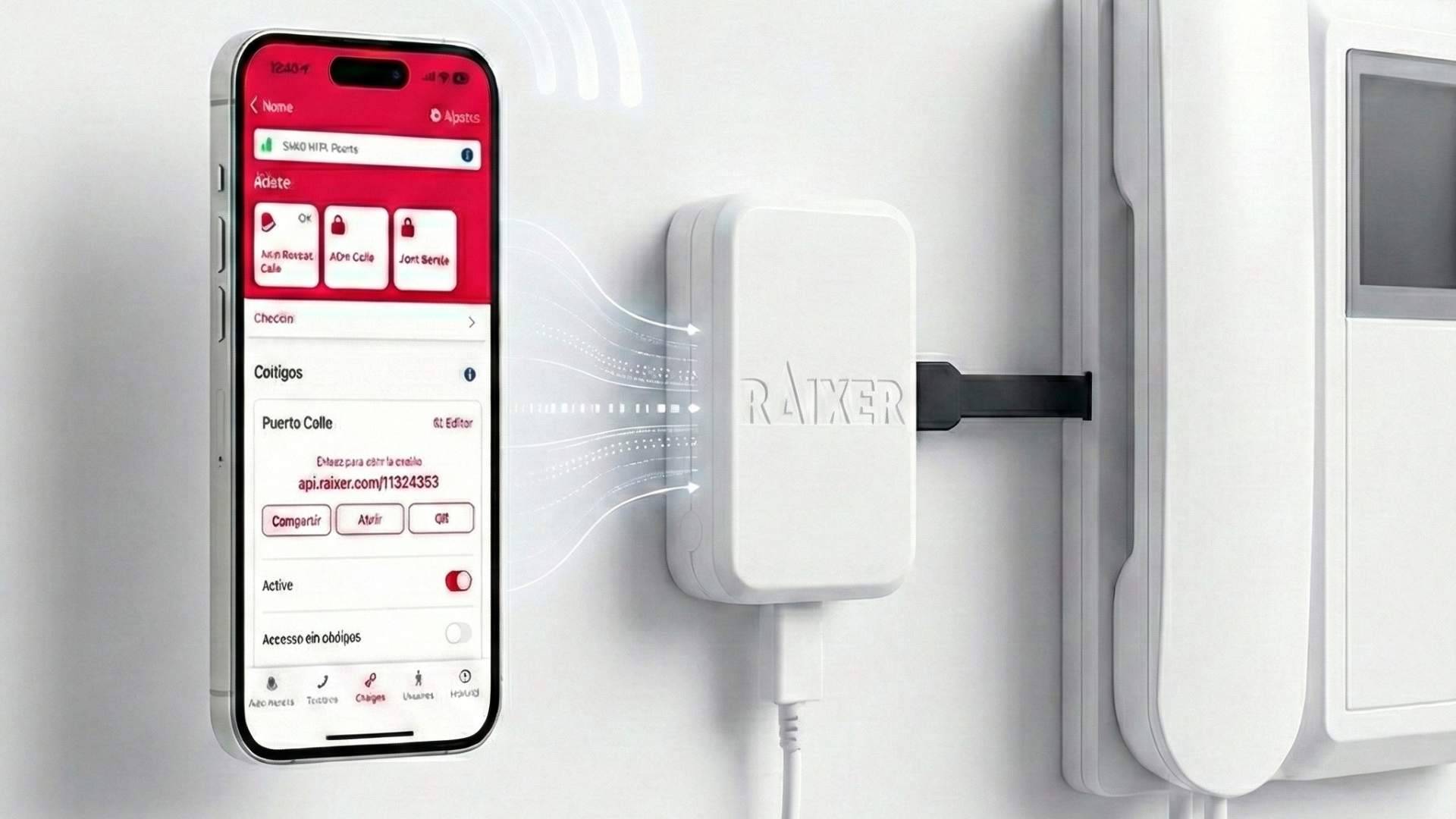 Cualquier puerta puede convertirse en un acceso inteligente y conectado con Raixer