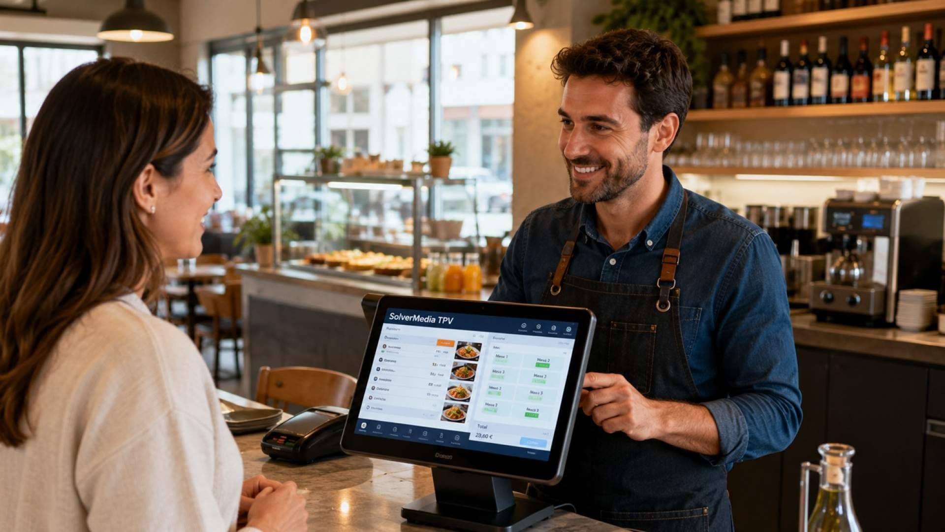 SolverMedia TPV Hostelería, el software para restaurantes y cafeterías que ordena mesas, comandas, cocina y caja desde una sola pantalla