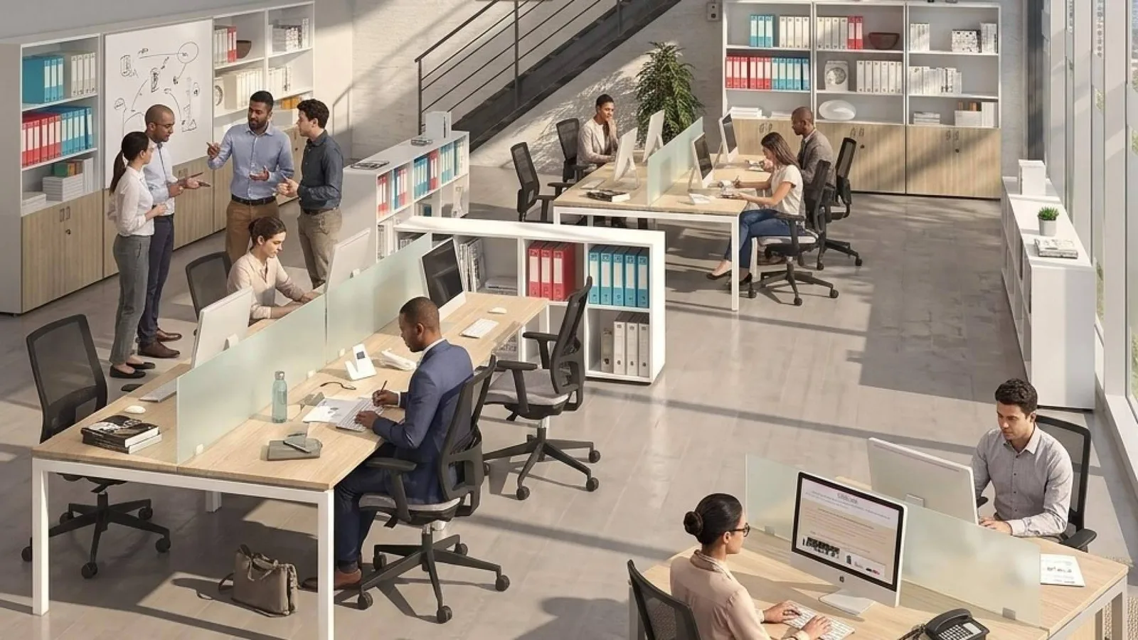 El diseño de la oficina influye más en la productividad de lo que parece; claves para crear espacios de trabajo eficientes